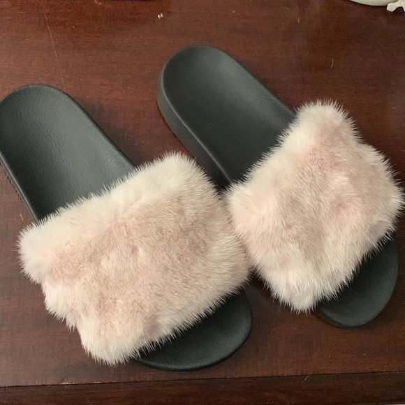 Givenchy Pink Mink Slide sandals Sz 8 - Picture 6 of 7